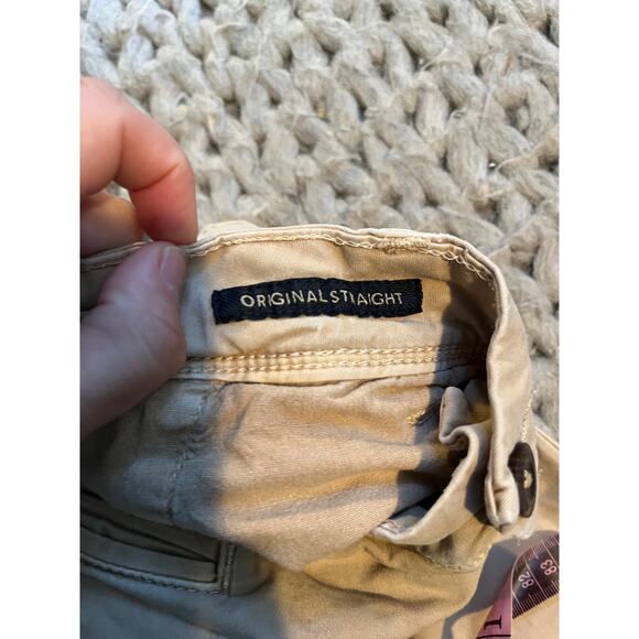 American Eagle flex original straight khaki size 33x32 - Picture 5 of 7